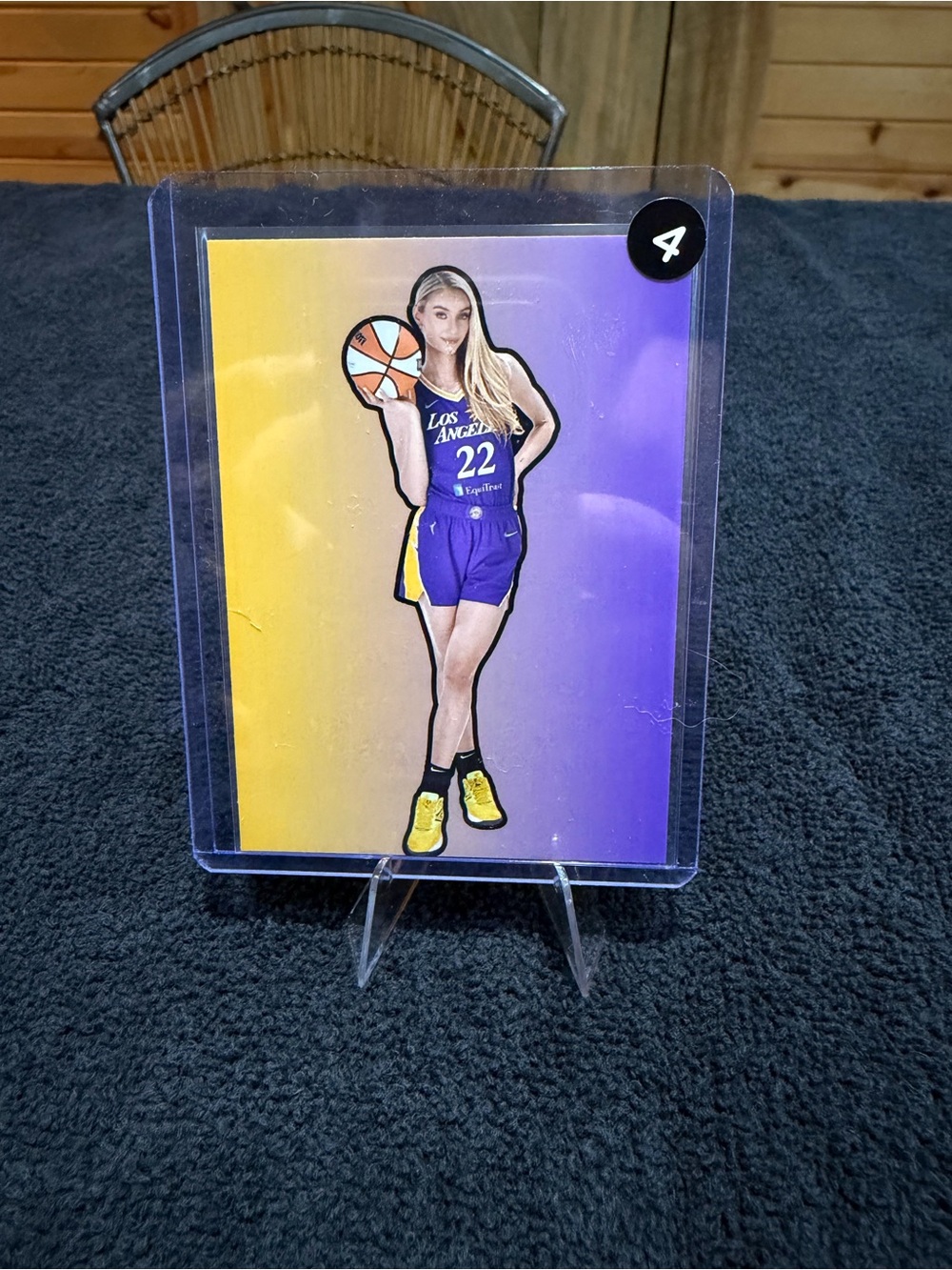 Cameron Brink Los Angeles Purple Custom Basketball Trading Card - Picture 2 of 2